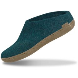 Glerups filttffel med skindsl, PETROL, TILBUD