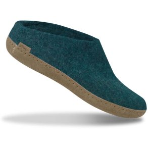 Glerups filttffel med skindsl, PETROL, TILBUD