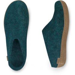 Glerups filttffel med skindsl, PETROL, TILBUD