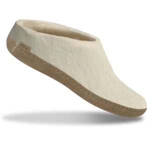 Glerups filttffel med skindsl, WHITE, TILBUD