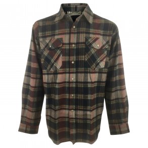 Flanelskjorte med trykknapper fra PINEWOOD, TILBUD