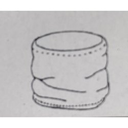 Halsedisse i 100% super bld merionuld. Opbrstet kvaltitet.  Nature SORT