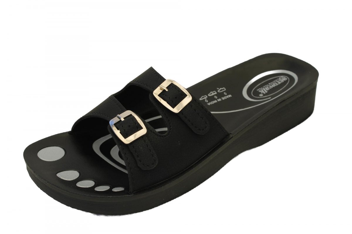 portugisisk flydende slack Aerosoft sandal med 2 spænder - Fodtøj - Samsø Nature