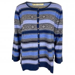 Cardigan fra Mansted, bomuld. TILBUD