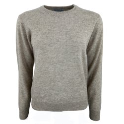 Bluse med 70% MERINO og 30%  CASHMERE, SAND, TILBUD