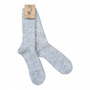 Sokker med alpaca og uld, -nature. TILBUD