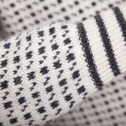 Strik sweater med rund hals. 100% Ren Ny Uld. Tilbud