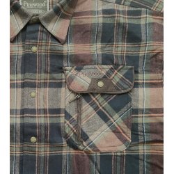 Skjorte fra PINEWOOD, trykknapper, 100% bomuld. TILBUD