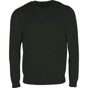 Bluse, army/mrkegrn, 100% merinould fra Kronstadt, TILBUD