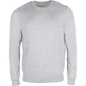 Bluse, lysegr,  100% merinould  fra Kronstadt, TILBUD