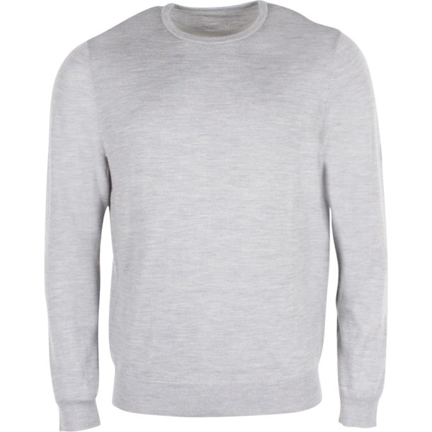 Bluse, lysegr,  100% merinould  fra Kronstadt, TILBUD