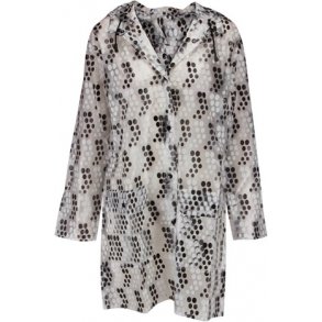 Regnjakke / frakke med htte. Tilbud 