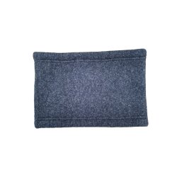 Halsedisse i 100% super bld merionuld. Opbrstet kvaltitet.  Nature CHARCOAL/KOKS