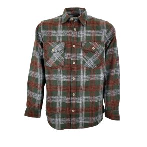 Kraftig skjorte, polyester, bomuld, TILBUD