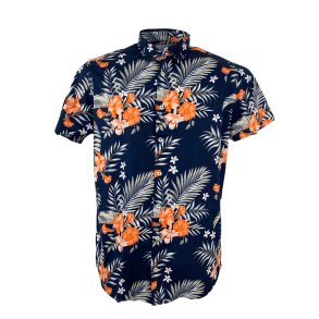  Kort�rmet skjorte med bomuld, TILBUD