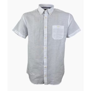  Kort�rmet skjorte h�r/bomuld, TILBUD