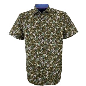 Skjorte, kortrmet, strygefri - TILBUD X