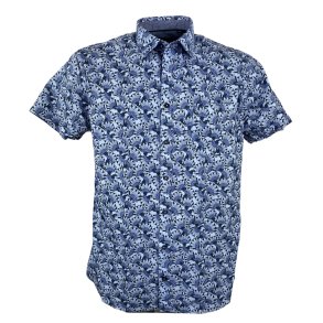 Skjorte, kortrmet, 100% bomuld - TILBUD X