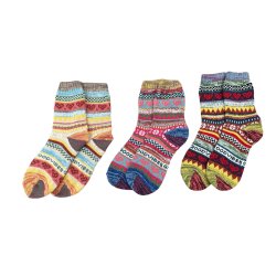 3-pk sokker med uld - TILBUD