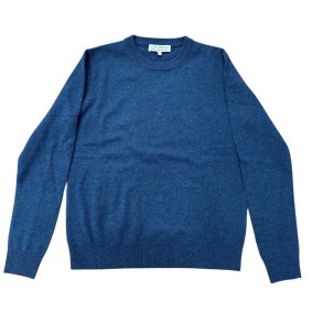 Bluse, 100% merinould - lysebl - dame - petrolbl - TILBUD