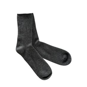 Sokker med merino og cashmere, charcoal - herre - TILBUD
