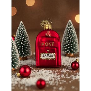 Julepynt - postkasse - SAMS�