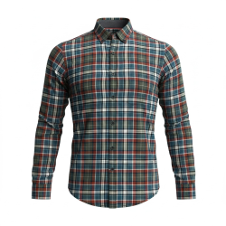 Skjorte fra King's Road, 100%  bomuld, opb�rstet - TILBUD