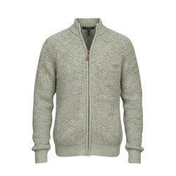 Irsk cardigan med uld - r�hvid, TILBUD