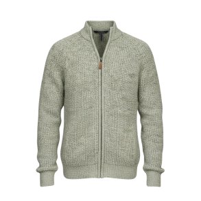 Irsk cardigan med uld - r�hvid, TILBUD