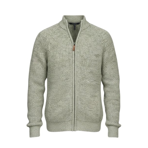 Irsk cardigan med uld - r�hvid, TILBUD