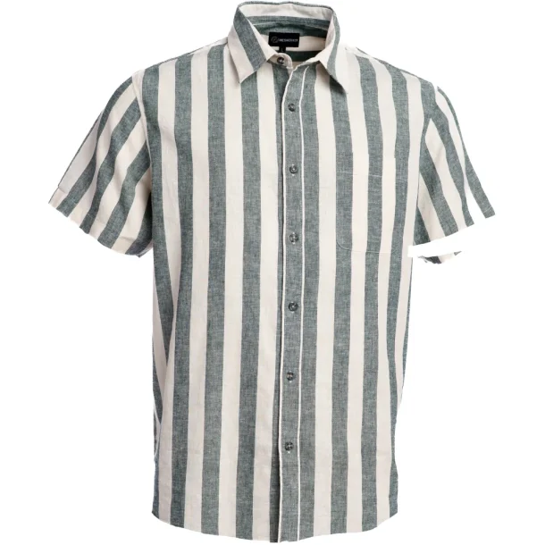 Kort�rmet skjorte med h�r og bomuld - Finesmekker, TILBUD