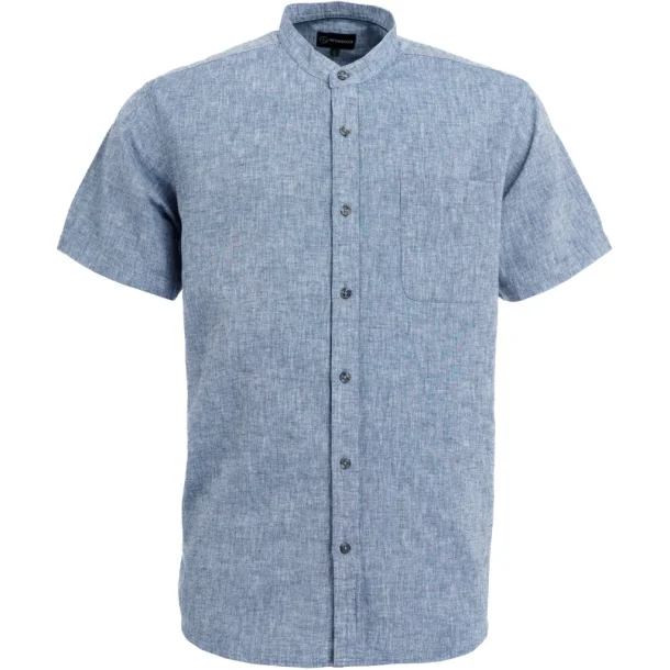 Kort�rmet skjorte med h�r og bomuld - Finesmekker, TILBUD