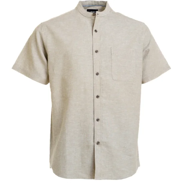 Kort�rmet skjorte med h�r og bomuld - Finesmekker, TILBUD