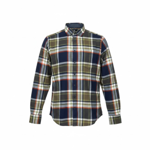 Skjorte fra King's Road, 100%  bomuld, opb�rstet - TILBUD