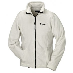 Fleecejakke, hvid, dame. Tilbud fra Pinewood