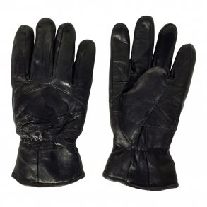 Herrehandske i gte lammeskind med bldt plysfor. TILBUD