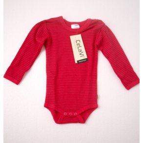 Baby body, langrmet i 100% merinould