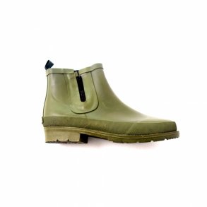 Armygrn gummistvle, kort