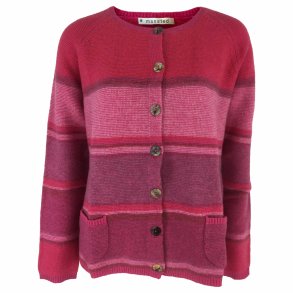 Cardigan fra Mansted, lammeuld. TILBUD