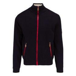 windbreaker fra Weather Report, navy med rd lyn