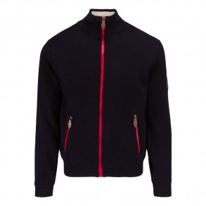 windbreaker fra Weather Report, navy med rd lyn