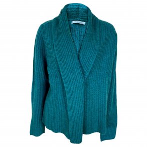 Cardigan fra Mansted, 100% camel uld. TILBUD