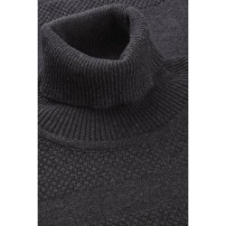 KRONSTADT, klassisk smandsrullekrave, NAVY eller SORT, 100% bomuld