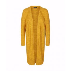Lang strikket cardigan med uld fra Freequent