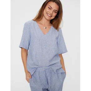 Bluse/top med hr fra Freequent - TILBUD