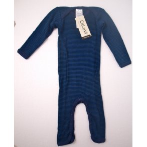 Baby body, langrmet/heldragt i 100% merinould