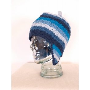 Hue, 100% Ren Ny Uld, bl� nuancer