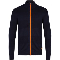  KRONSTADT, cardigan med kontrastlyn. 100% bomuld