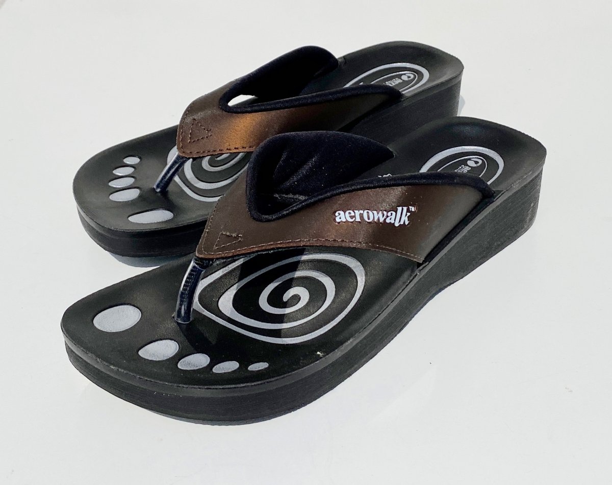 Aerosoft sandal, brun/kobber - Fodtøj Nature