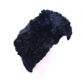 Pandebnd i gte kanin, sort